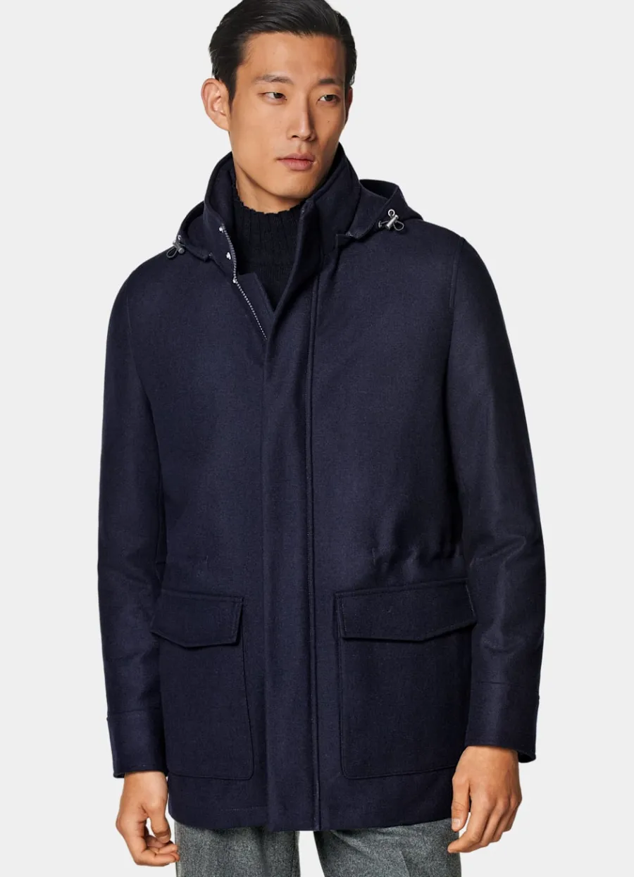 Sale Parka navy gepolstert Freizeitjacken