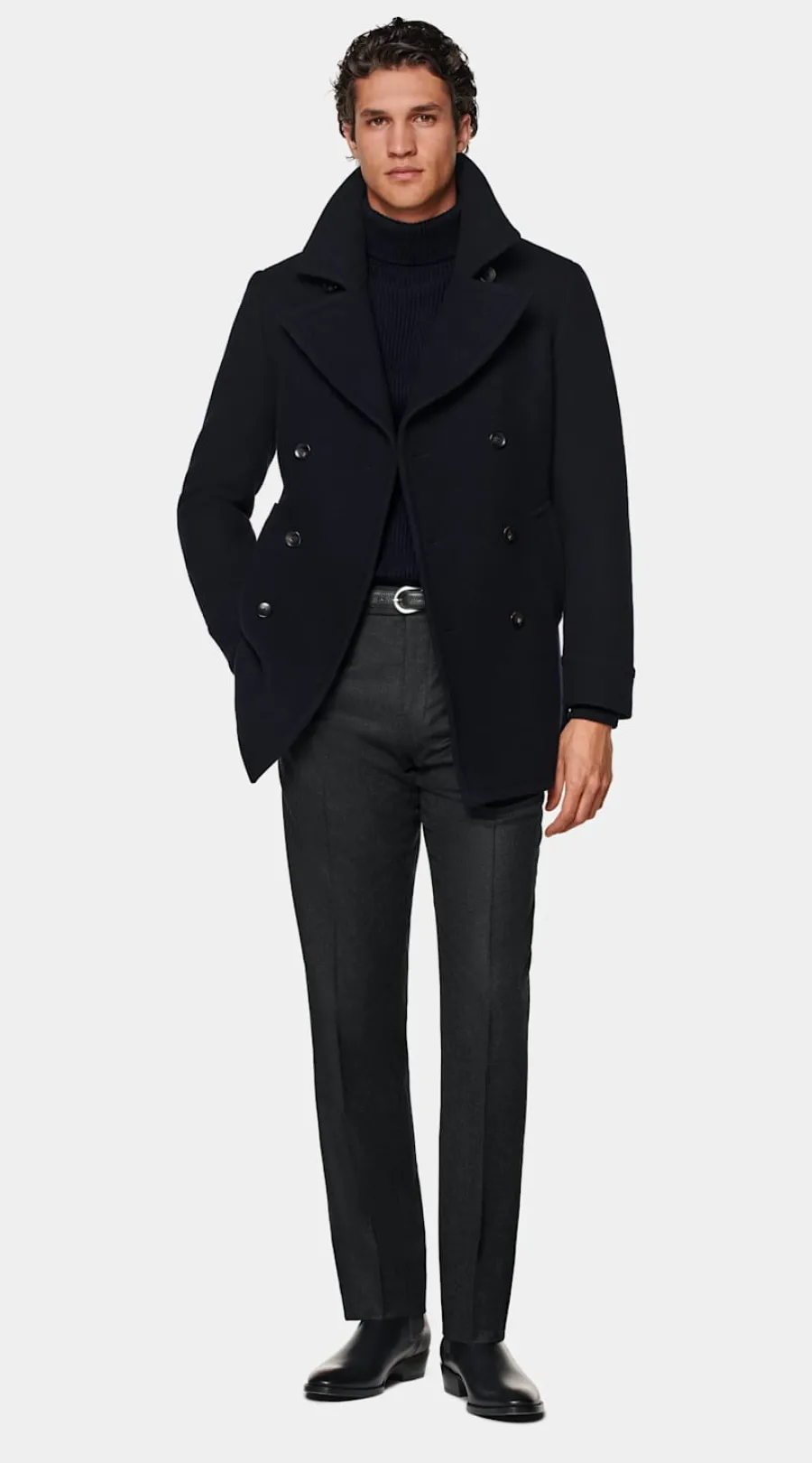 Online Peacoat navy Mäntel