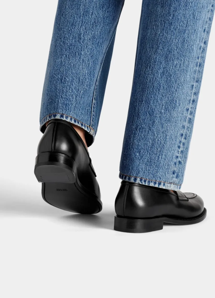 Sale Penny Loafer schwarz Loafers & Slipper