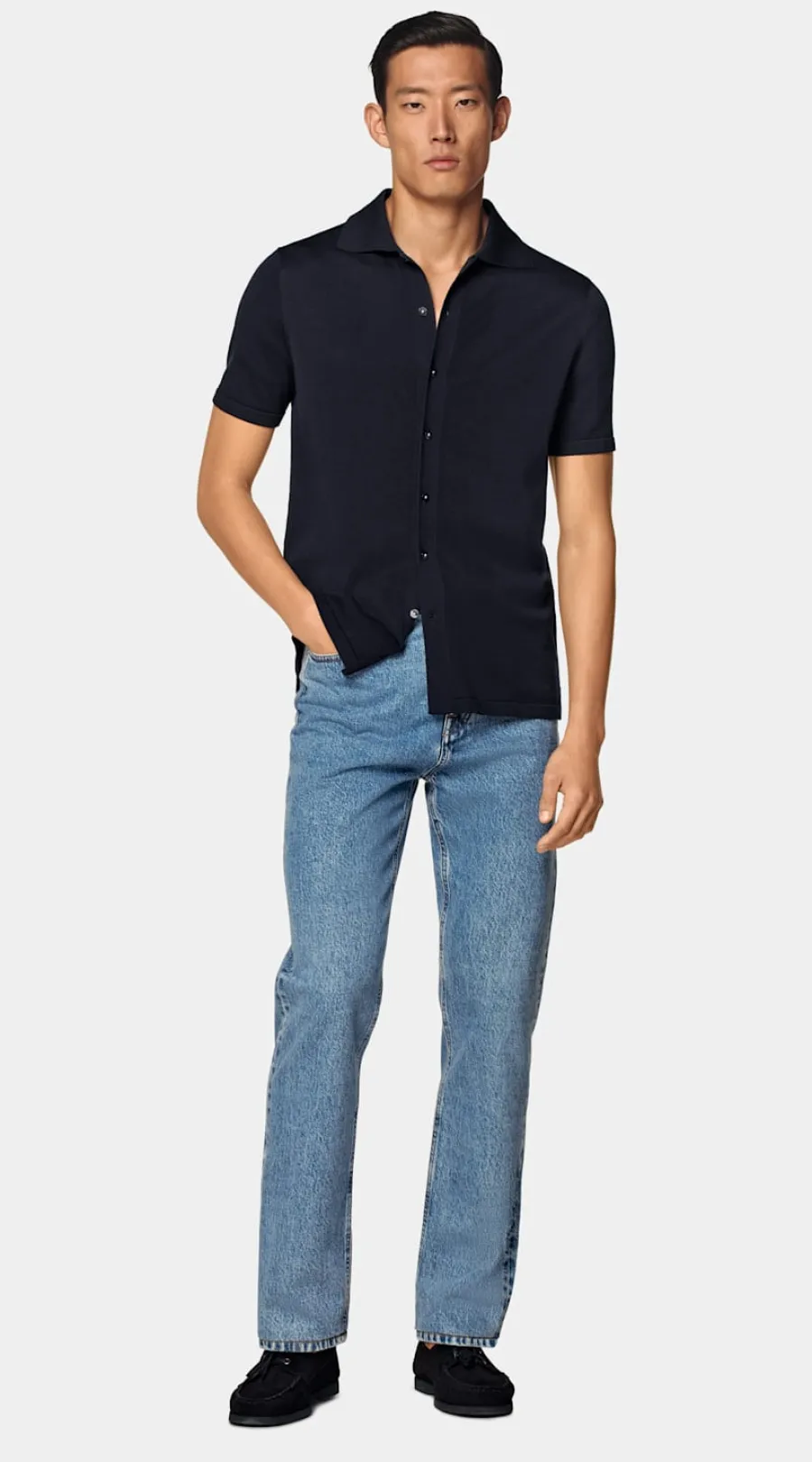 Cheap Polo-Cardigan Strickhemden | Cardigans
