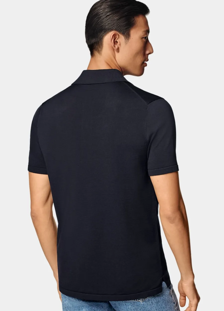 polocardigan_navy_4.webp Cheap Polo-Cardigan Strickhemden | Cardigans