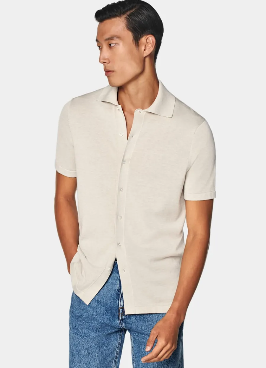 Fashion Polo-Cardigan Strickhemden | Cardigans