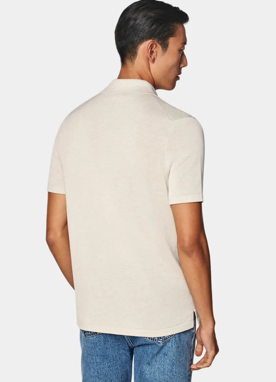 polocardigan_sand_4.webp Fashion Polo-Cardigan Strickhemden | Cardigans