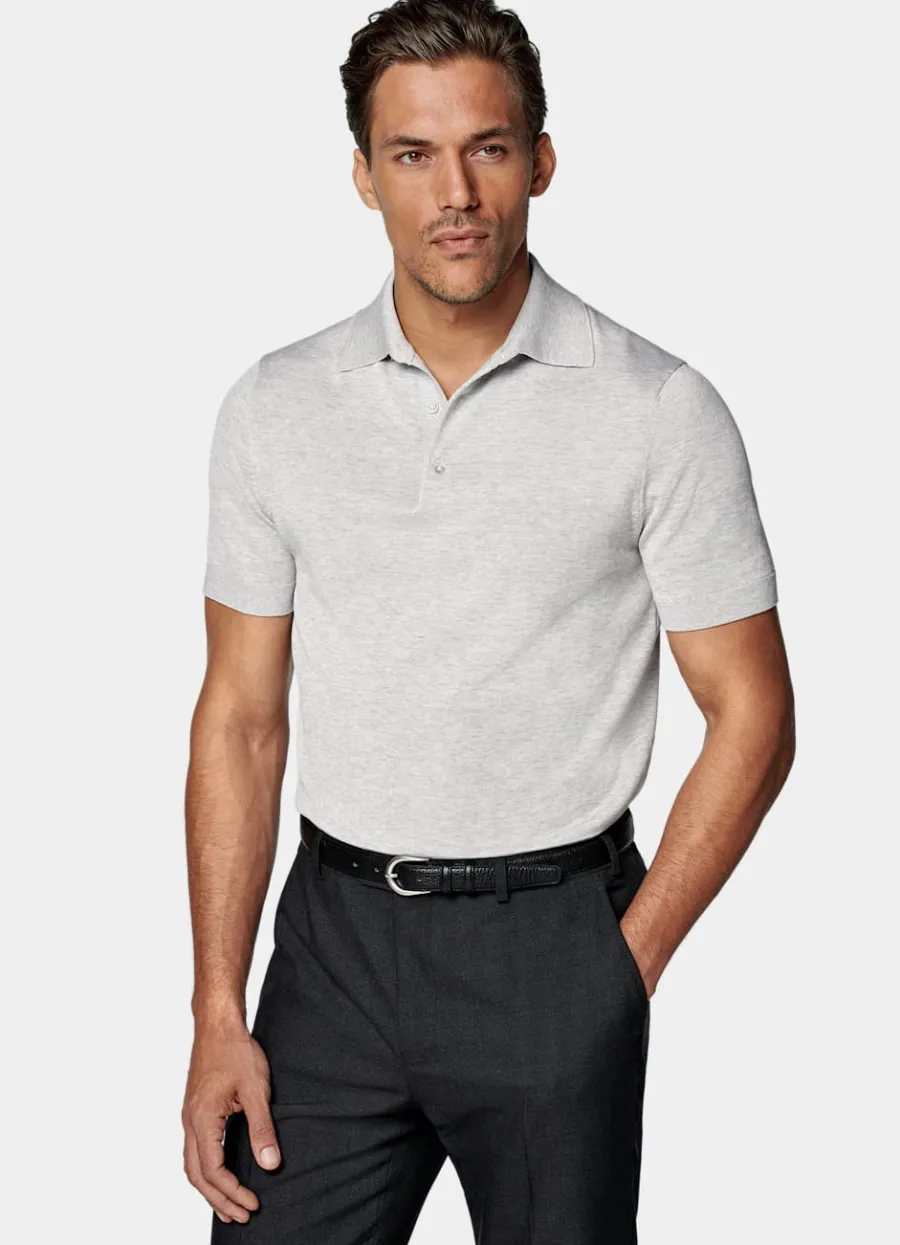 Fashion Poloshirt hellgrau Poloshirts | Poloshirts