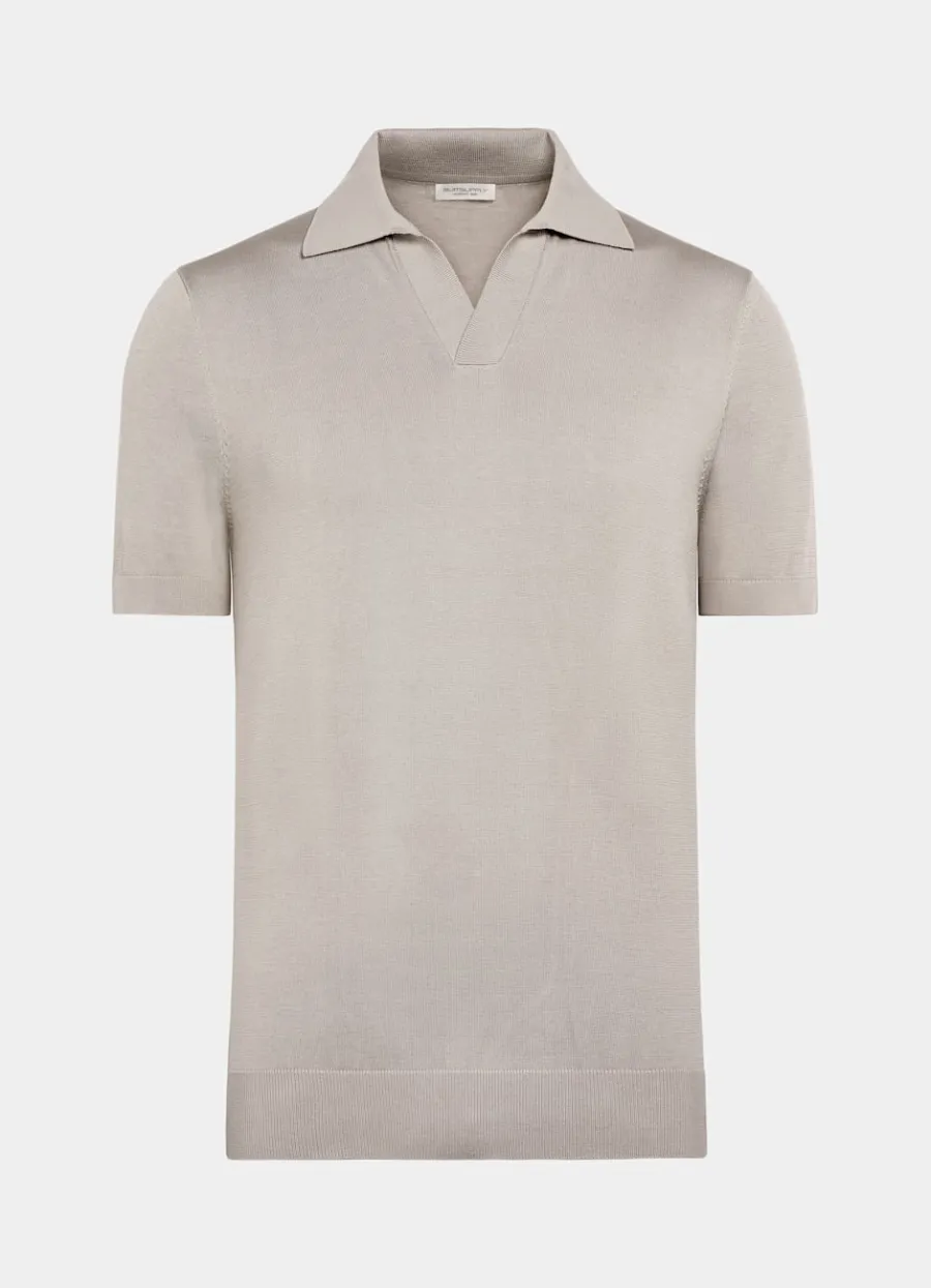 poloshirt_helltaupe_knopffrei_5.webp Outlet Poloshirt helltaupe knopffrei Poloshirts | Poloshirts