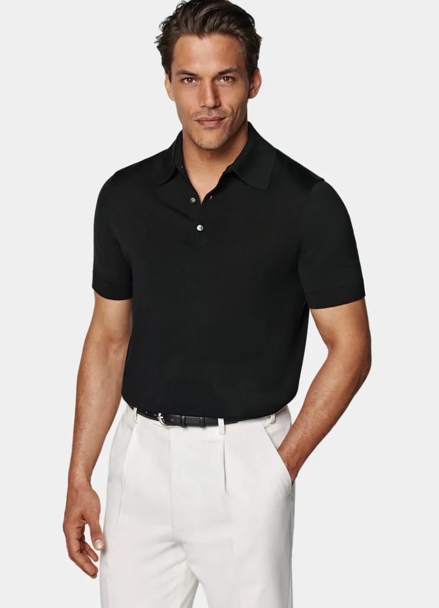 Store Poloshirt schwarz Poloshirts | Poloshirts
