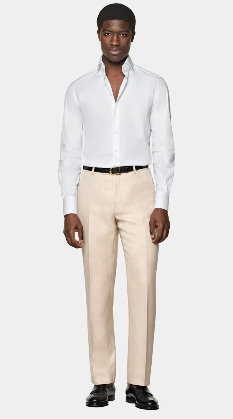 New Popeline Hemd weiß Tailored Fit Klassische & Businesshemden