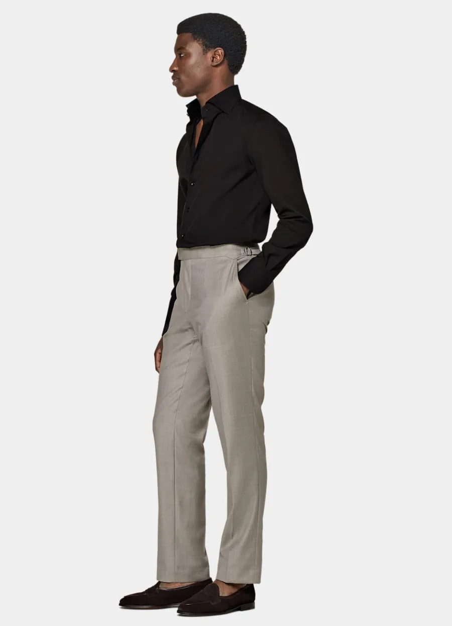 popelinehemd_dunkelbraun_extra_slim_fit_3.webp Cheap Popeline-Hemd dunkelbraun Extra Slim Fit Klassische & Businesshemden