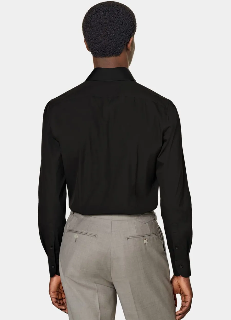popelinehemd_dunkelbraun_extra_slim_fit_4.webp Cheap Popeline-Hemd dunkelbraun Extra Slim Fit Klassische & Businesshemden