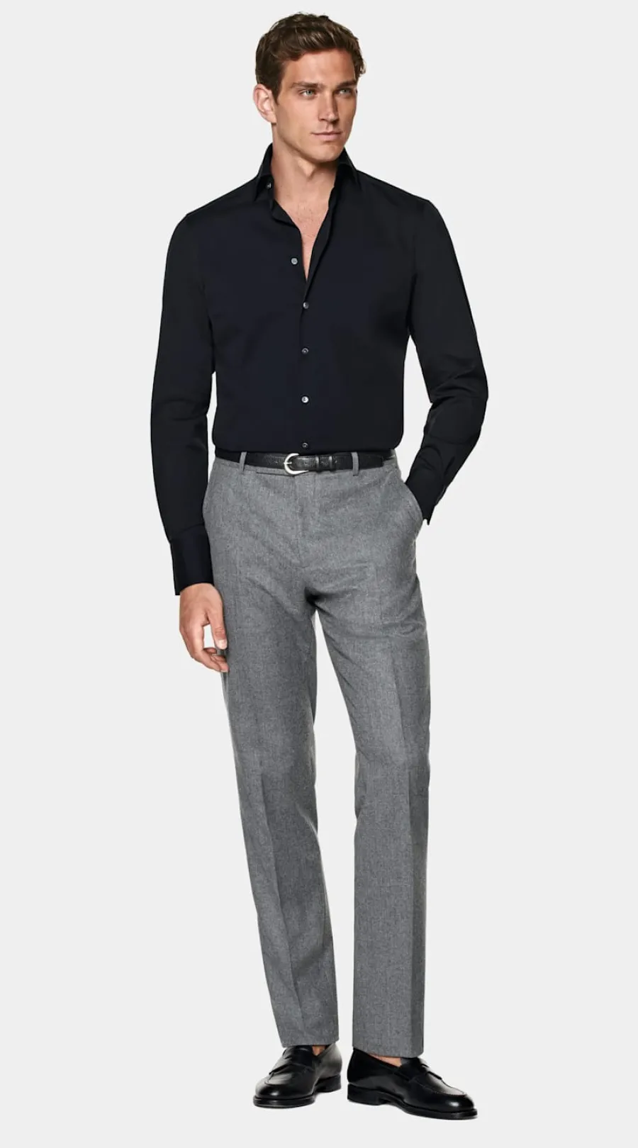 Best Sale Popeline-Hemd Tailored Fit Klassische & Businesshemden