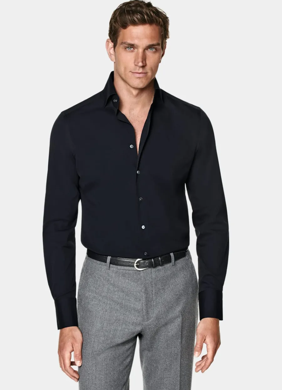 Best Sale Popeline-Hemd Tailored Fit Klassische & Businesshemden