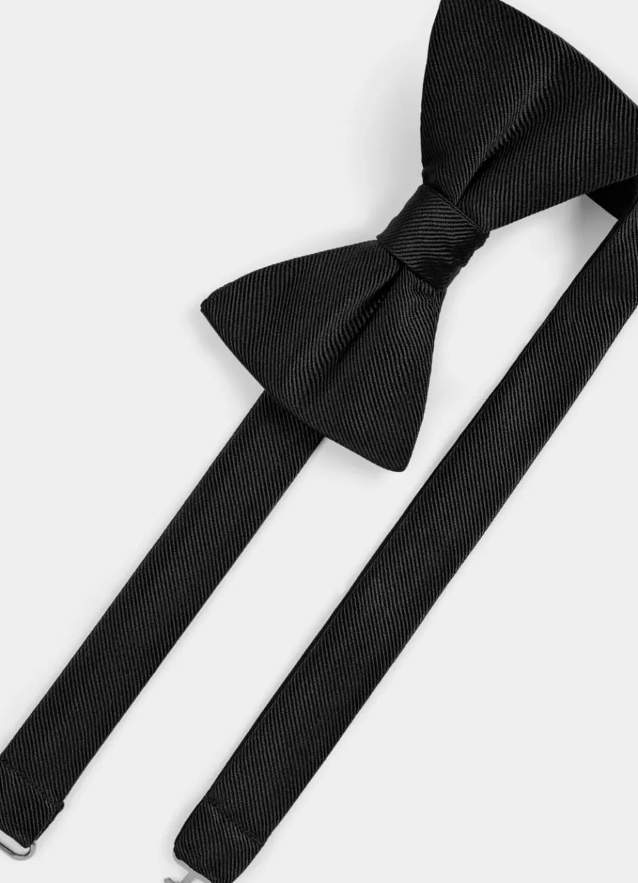 Cheap Rips-Fliege schwarz vorgebunden Krawatten & Fliegen | Smoking Accessoires
