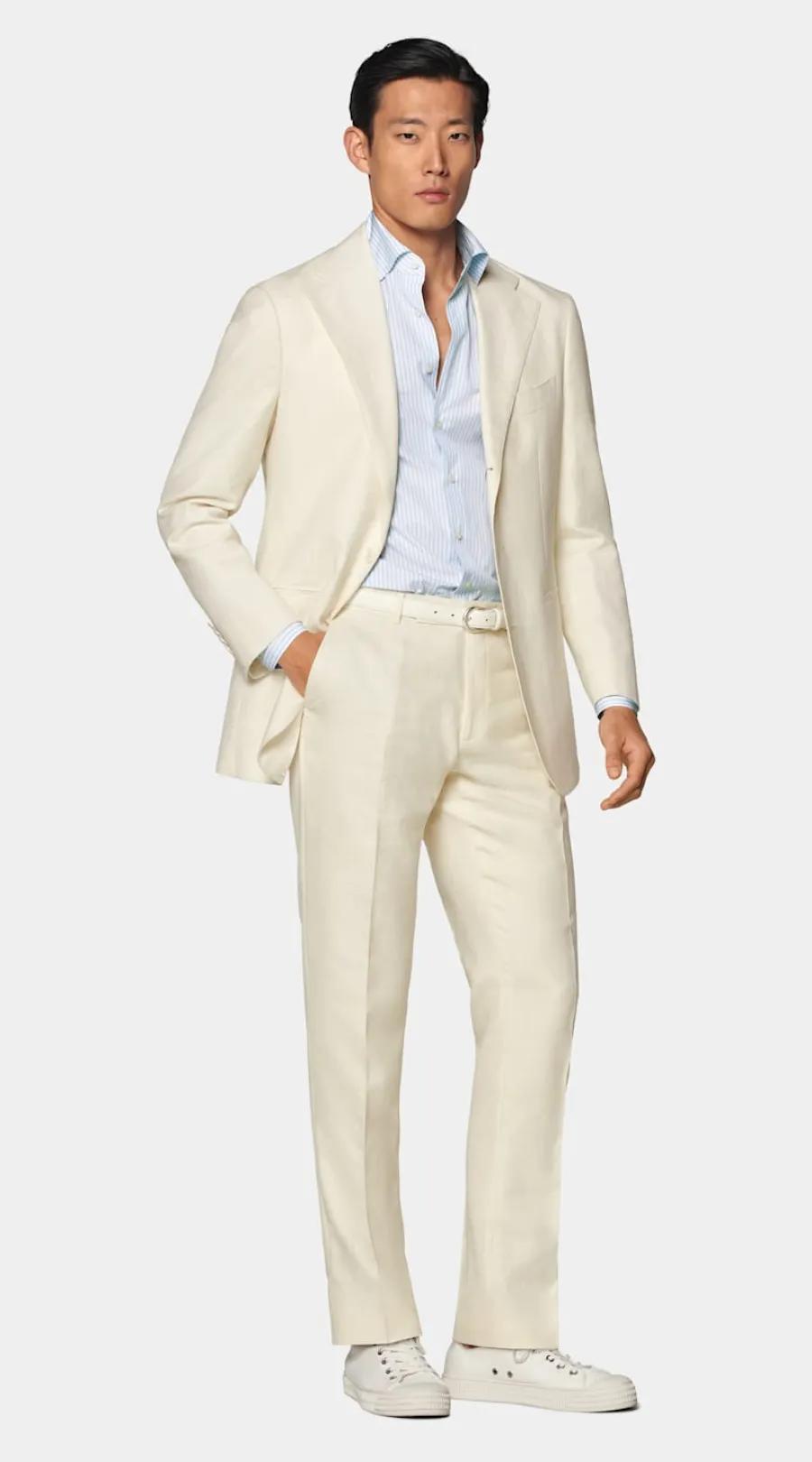 Hot Roma Anzug off-white Relaxed Fit Cocktail-Hochzeit