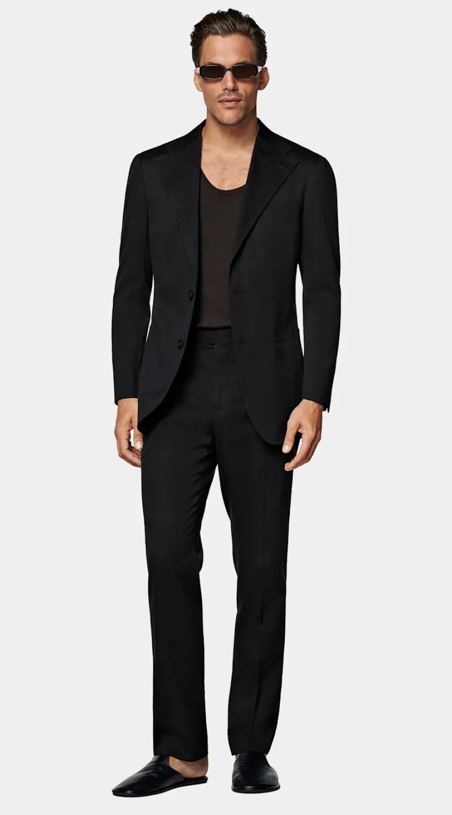 Shop Roma Anzug schwarz Relaxed Fit Moderne Anzüge