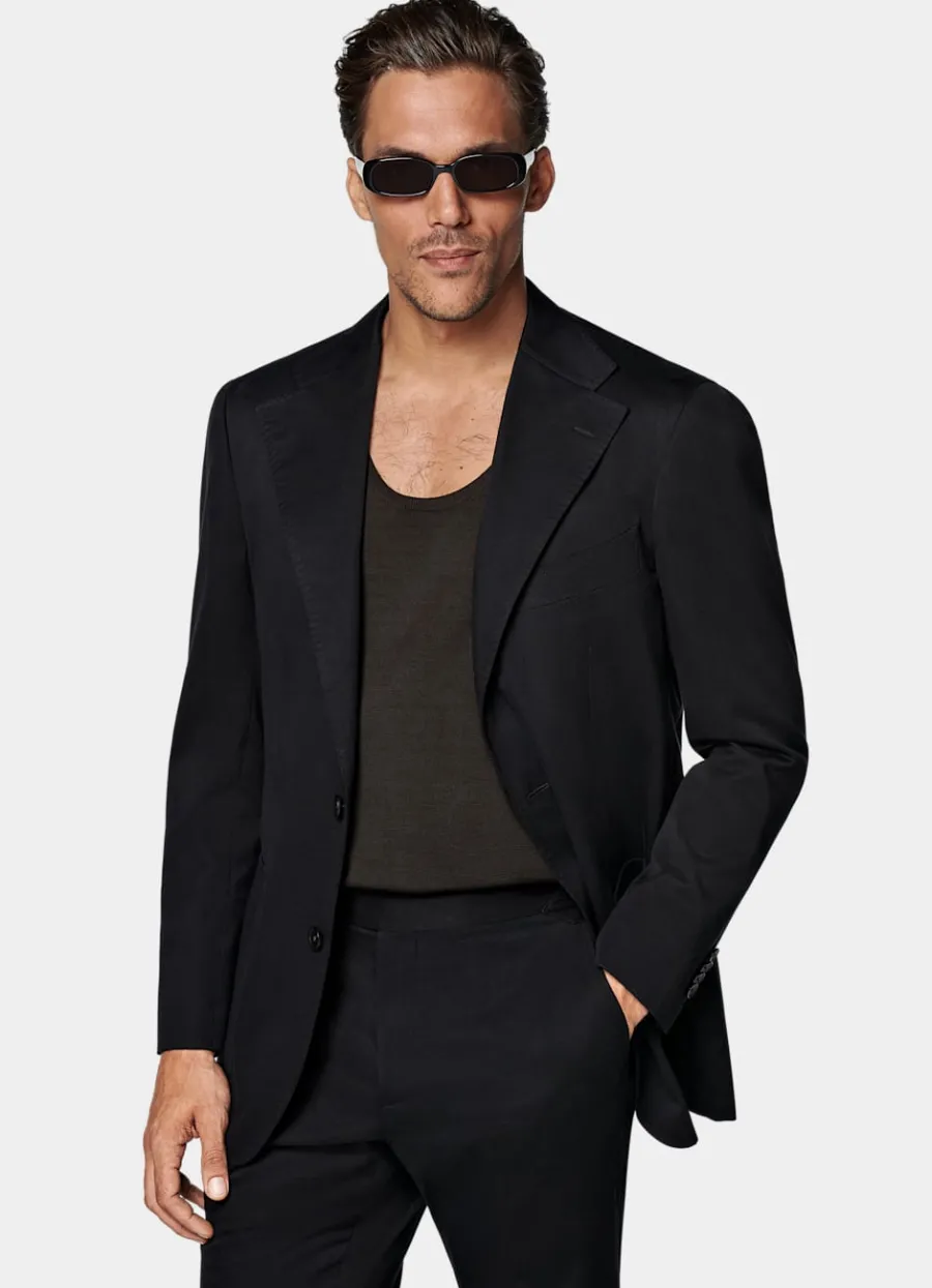 Shop Roma Anzug schwarz Relaxed Fit Moderne Anzüge