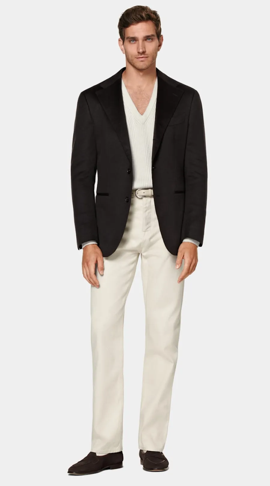 Online Roma Sakko dunkelbraun Relaxed Fit Sakkos