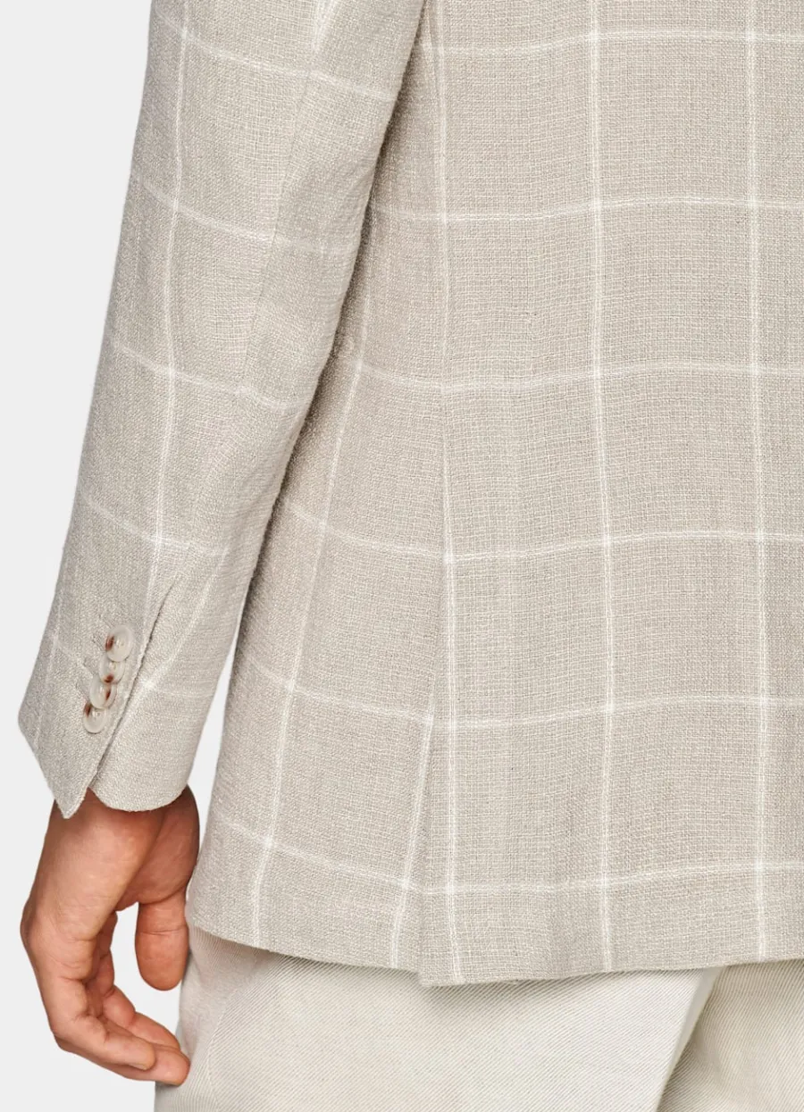 roma_sakko_helltaupe_kariert_relaxed_fit_2-1.webp Store Roma Sakko helltaupe kariert Relaxed Fit Casual Chic Hochzeit