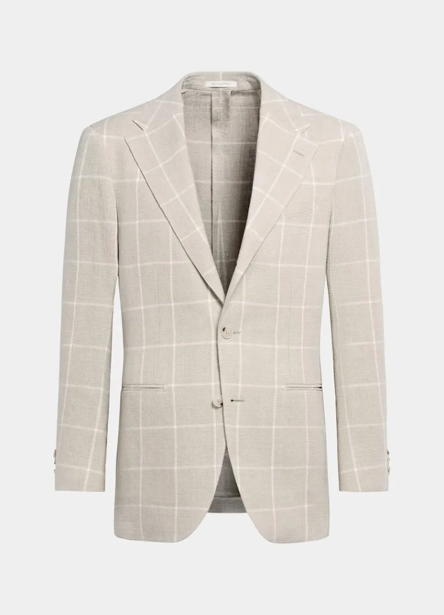 roma_sakko_helltaupe_kariert_relaxed_fit_5-1.webp Store Roma Sakko helltaupe kariert Relaxed Fit Casual Chic Hochzeit