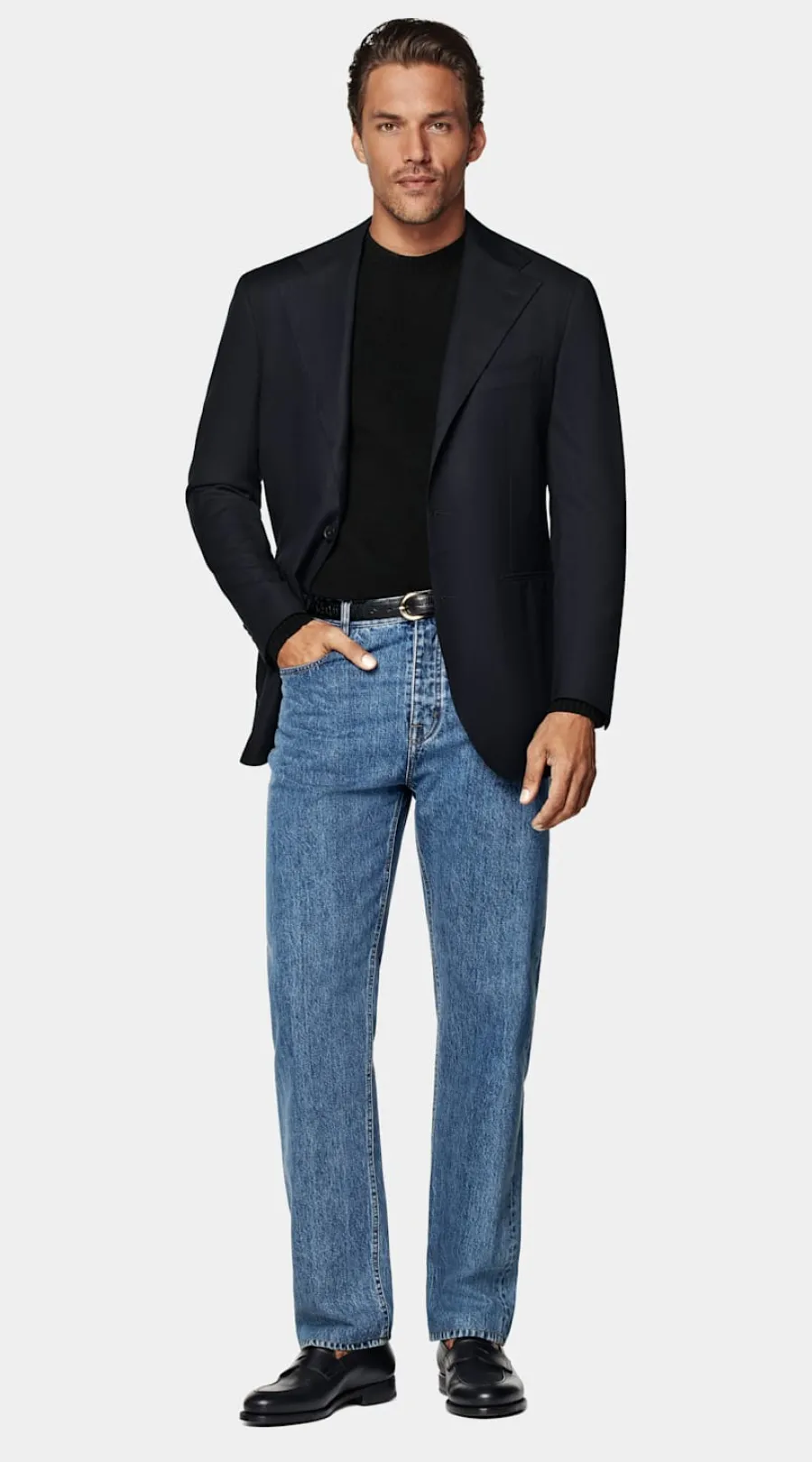 Hot Roma Sakko navy Relaxed Fit Sakkos