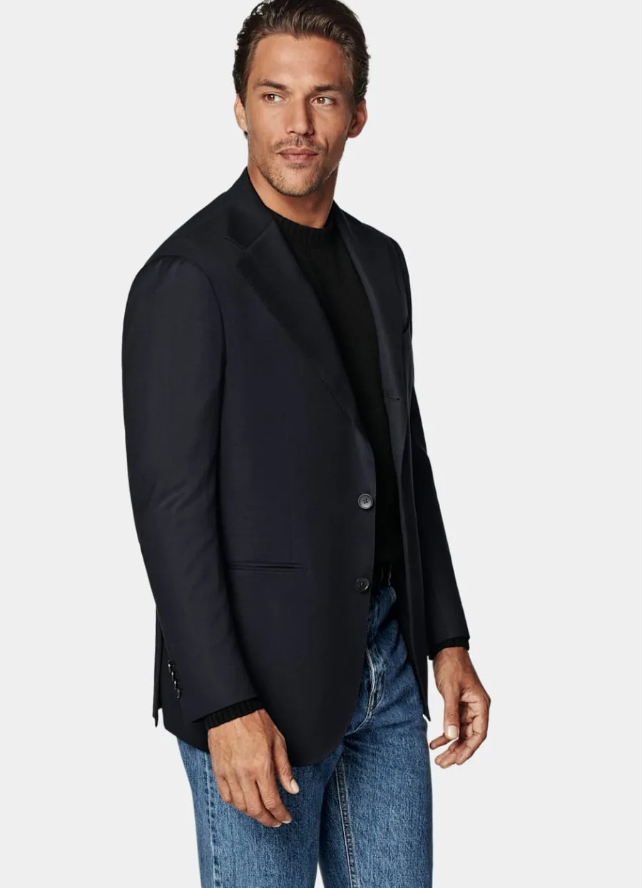 Hot Roma Sakko navy Relaxed Fit Sakkos
