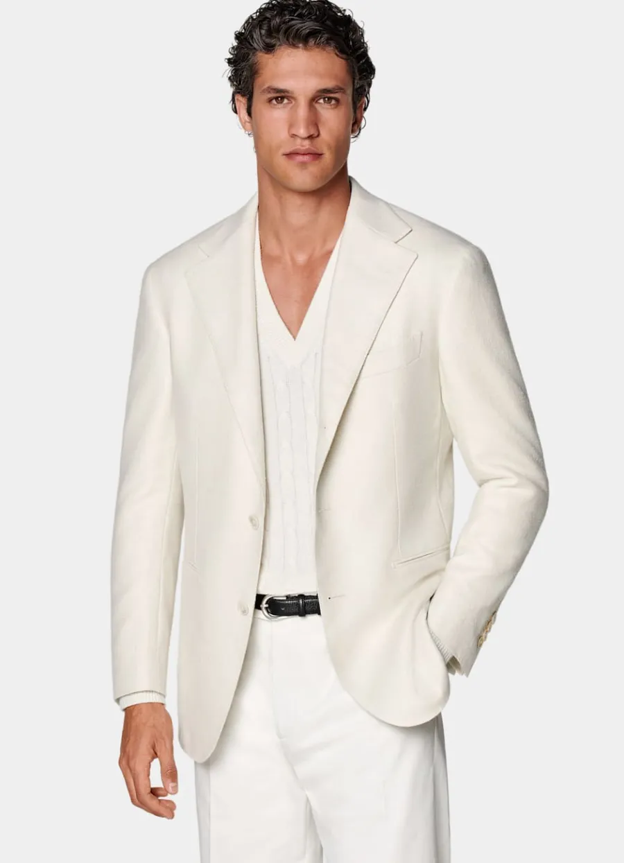Store Roma Sakko off-white Relaxed Fit Sakkos