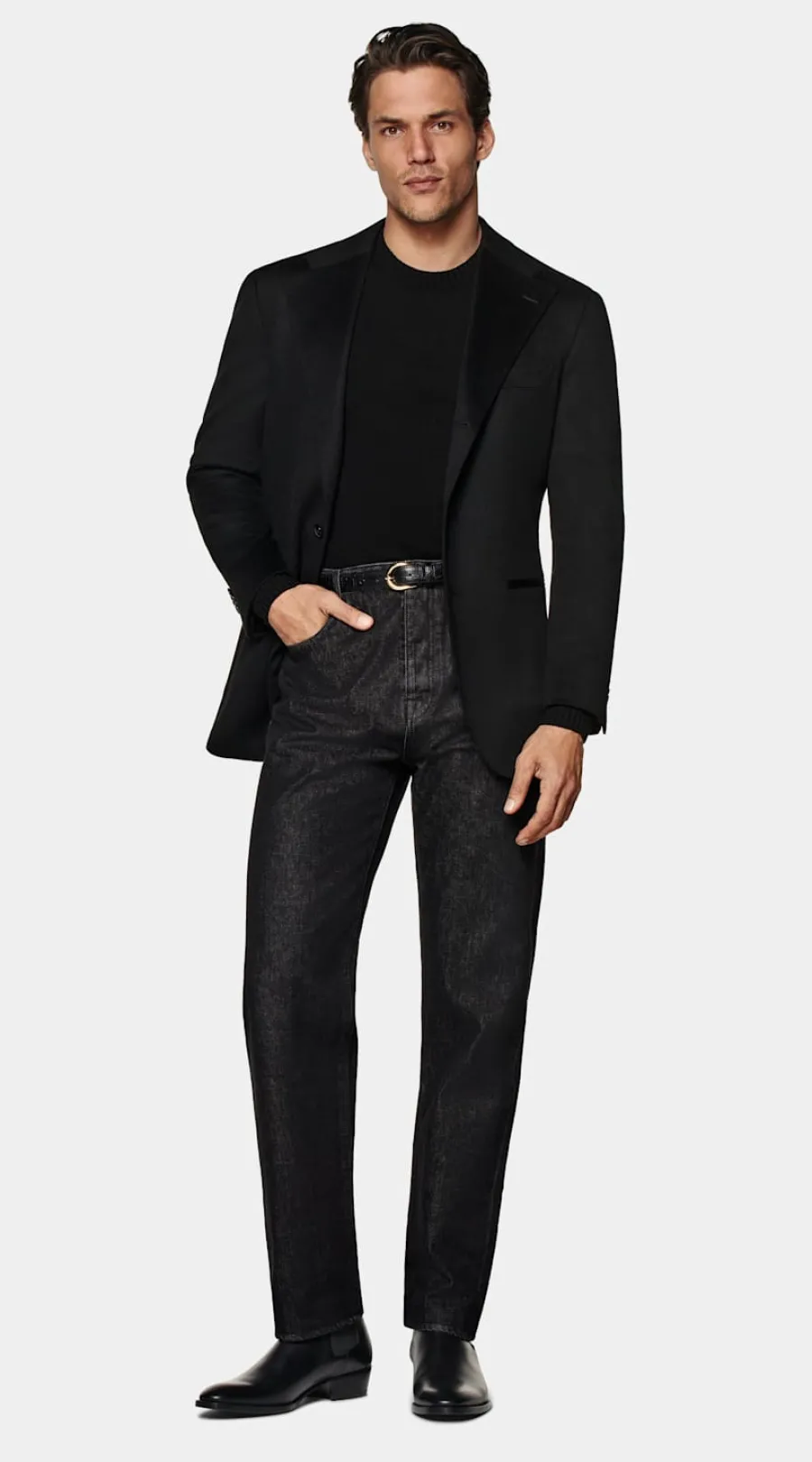 Discount Roma Sakko schwarz Relaxed Fit Sakkos