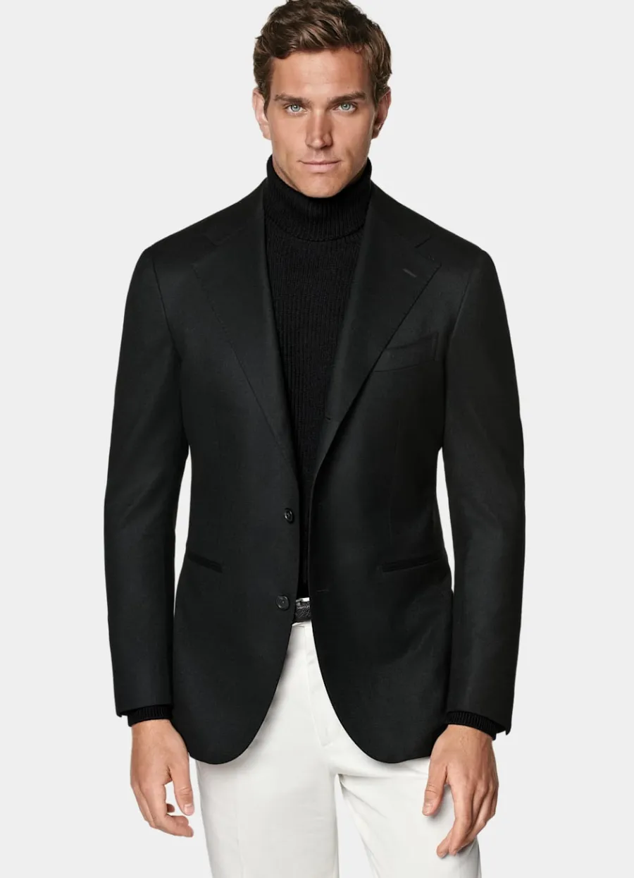 Best Sale Roma Sakko schwarz Relaxed Fit Winterhochzeit | Casual Chic Hochzeit