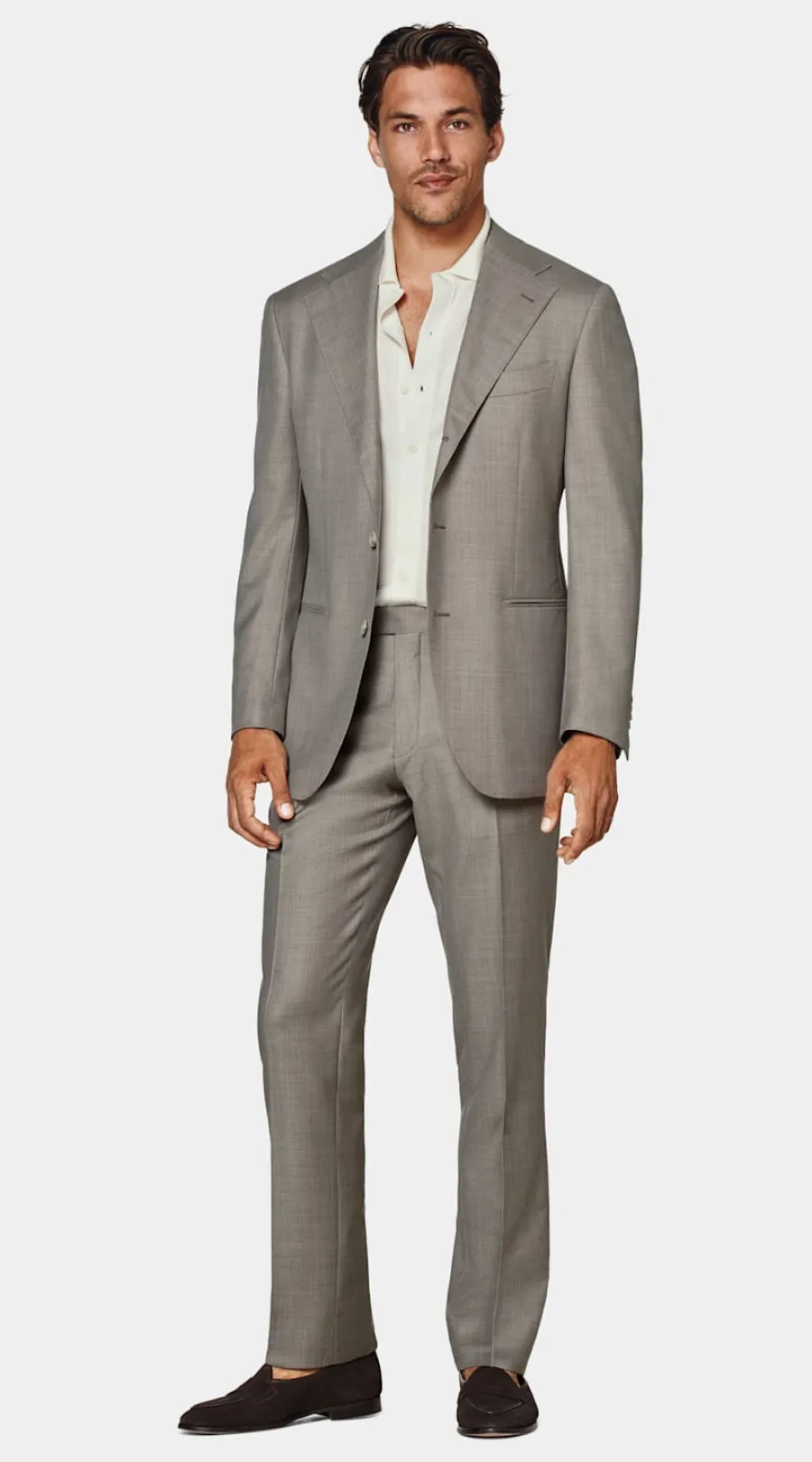 Store Roma Sakko taupe Relaxed Fit Sakkos