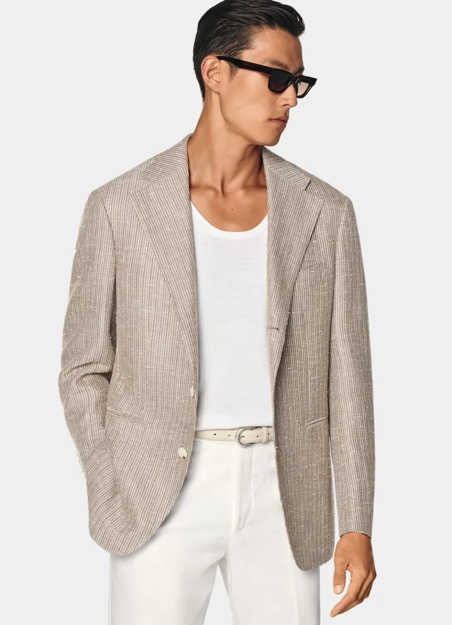 Shop Roma Sakko taupe Relaxed Fit Sakkos