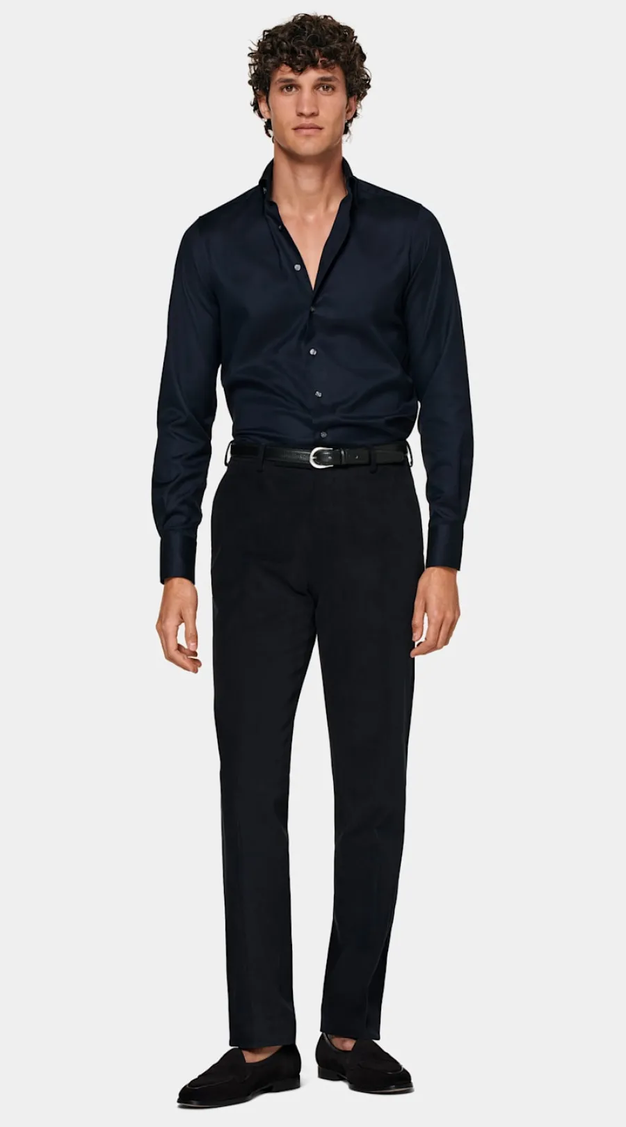 Store Royal Oxford Hemd navy in Slim Fit Traveller Hemden | Klassische & Businesshemden