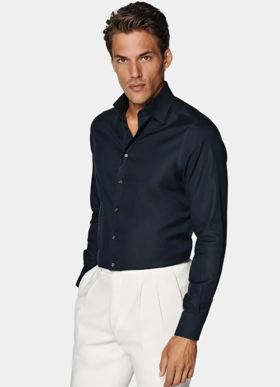 Hot Royal Oxford Hemd in Slim Fit Traveller Hemden | Klassische & Businesshemden