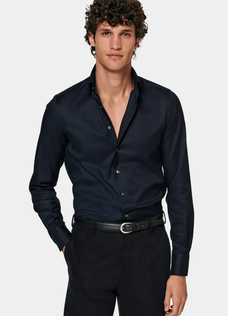 Store Royal Oxford Hemd navy in Slim Fit Traveller Hemden | Klassische & Businesshemden