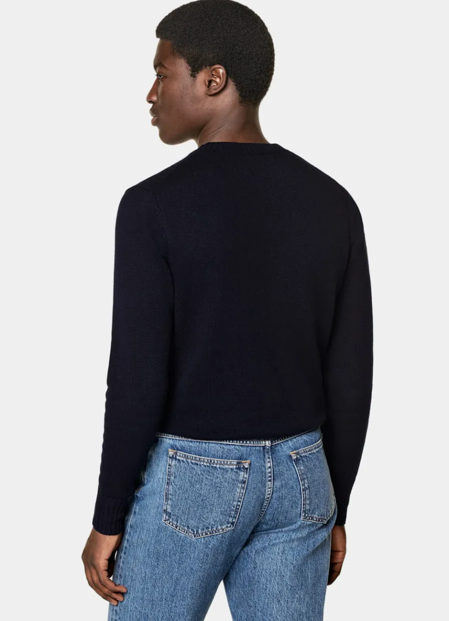 rundhalspullover_navy_4.webp Cheap Rundhalspullover Pullover Mit Rundhalskragen & V-Ausschnitt
