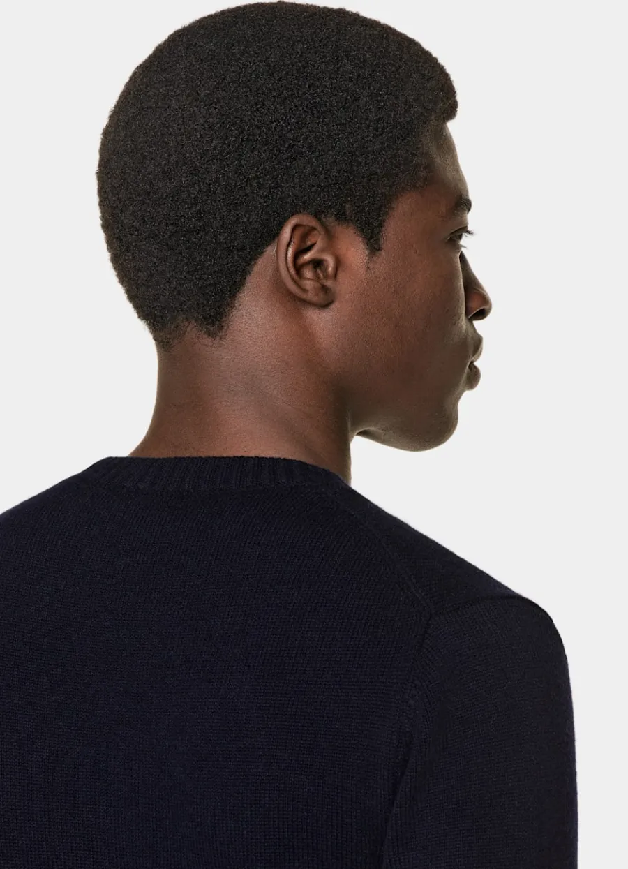 rundhalspullover_navy_5.webp Cheap Rundhalspullover Pullover Mit Rundhalskragen & V-Ausschnitt