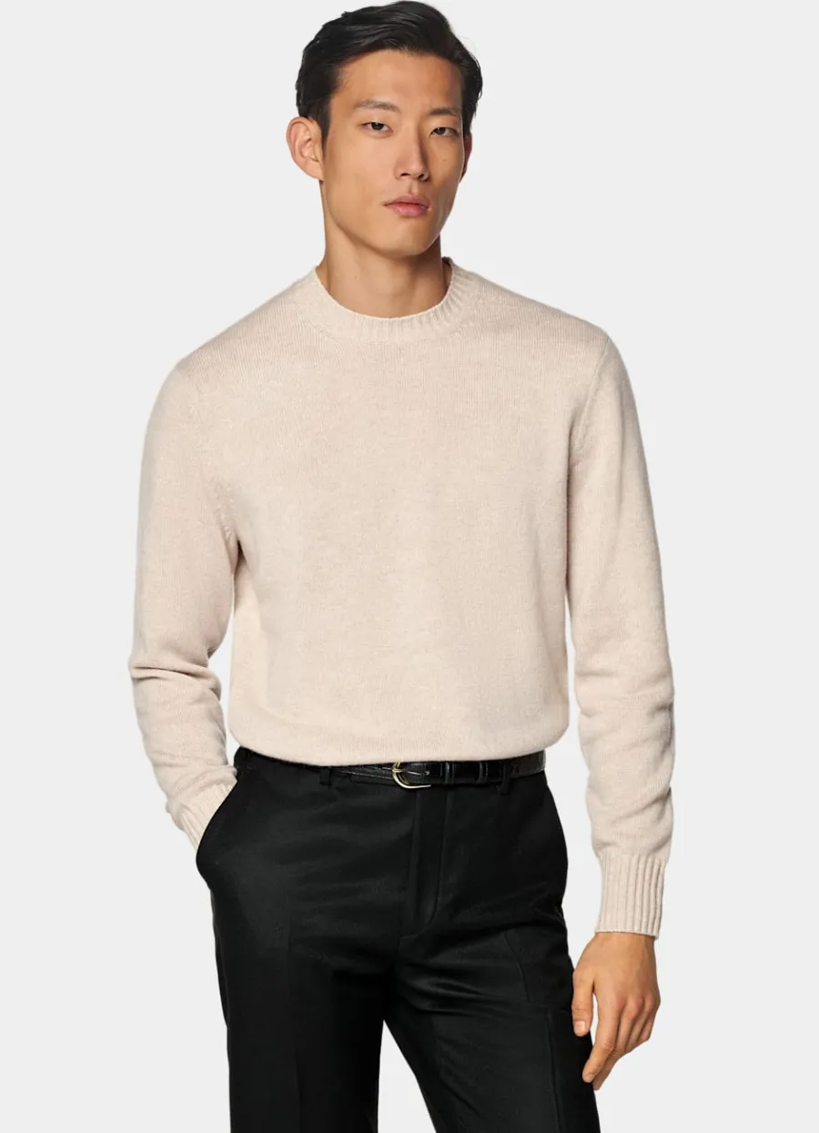 Cheap Rundhalspullover Pullover Mit Rundhalskragen & V-Ausschnitt