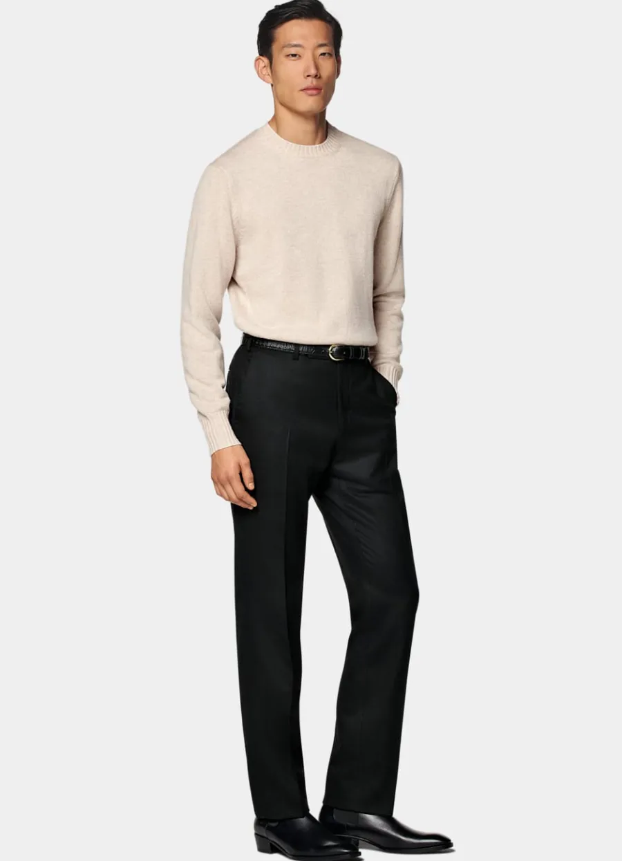rundhalspullover_sand_3.webp Cheap Rundhalspullover Pullover Mit Rundhalskragen & V-Ausschnitt