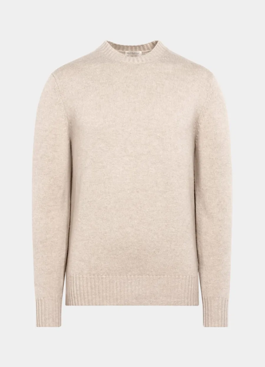 rundhalspullover_sand_6.webp Cheap Rundhalspullover Pullover Mit Rundhalskragen & V-Ausschnitt
