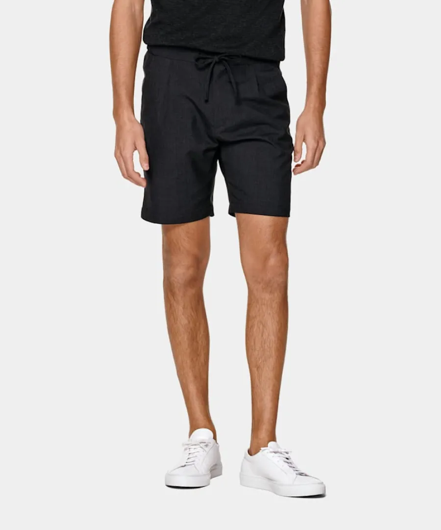 Best Sale Shorts dunkelgrau Slim Leg Hosen