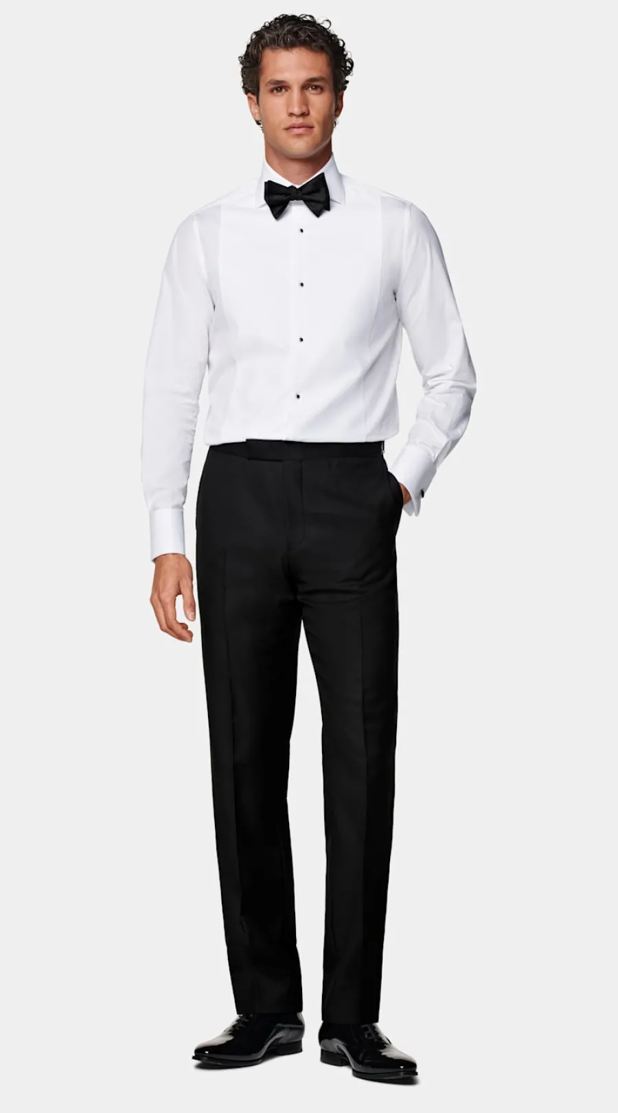 Sale Smokinghemd weiss Piqué Tailored Fit Smokinghemden | Smokinghemden