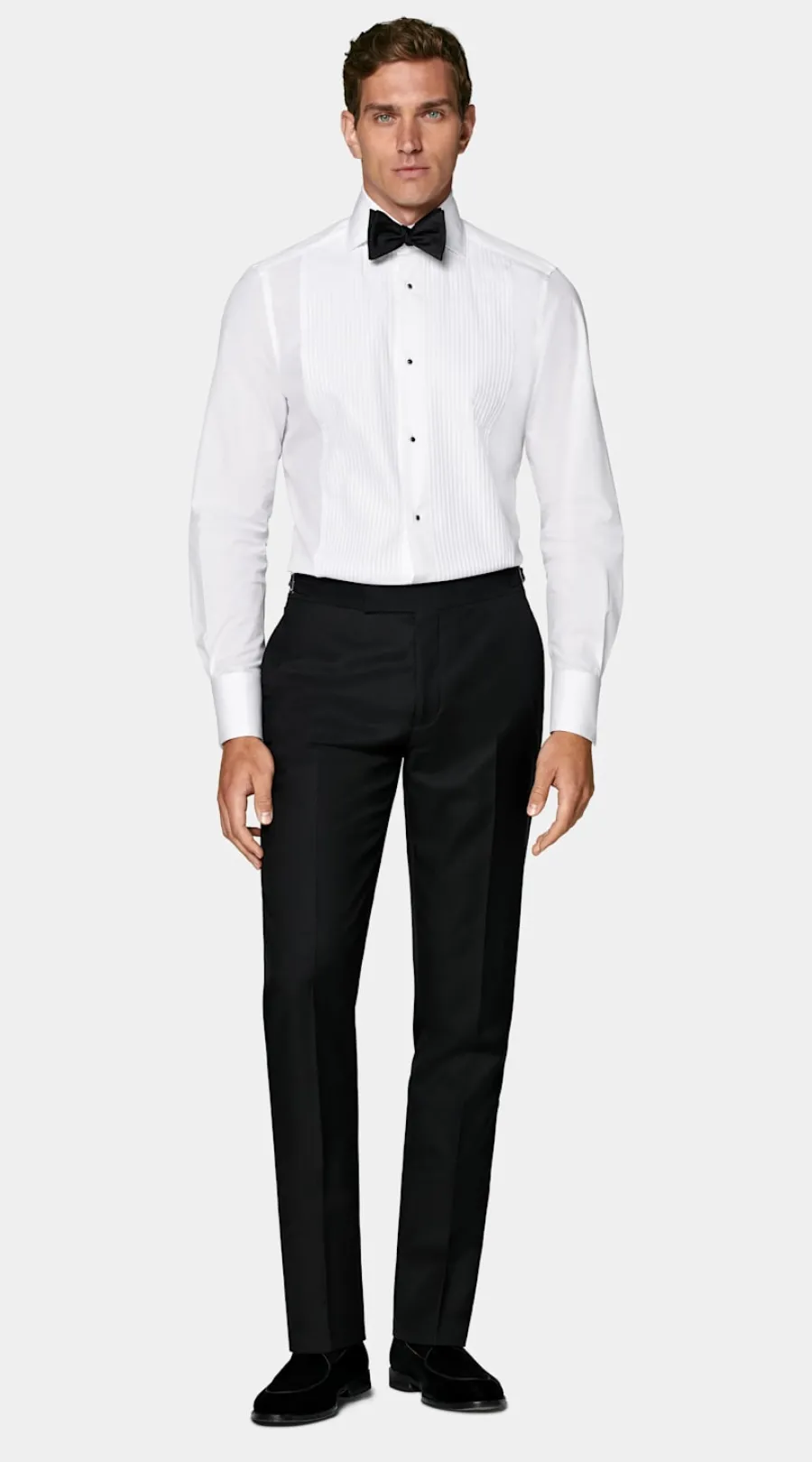 New Smokinghemd weiss Plisseé Tailored Fit Smokinghemden | Smokinghemden