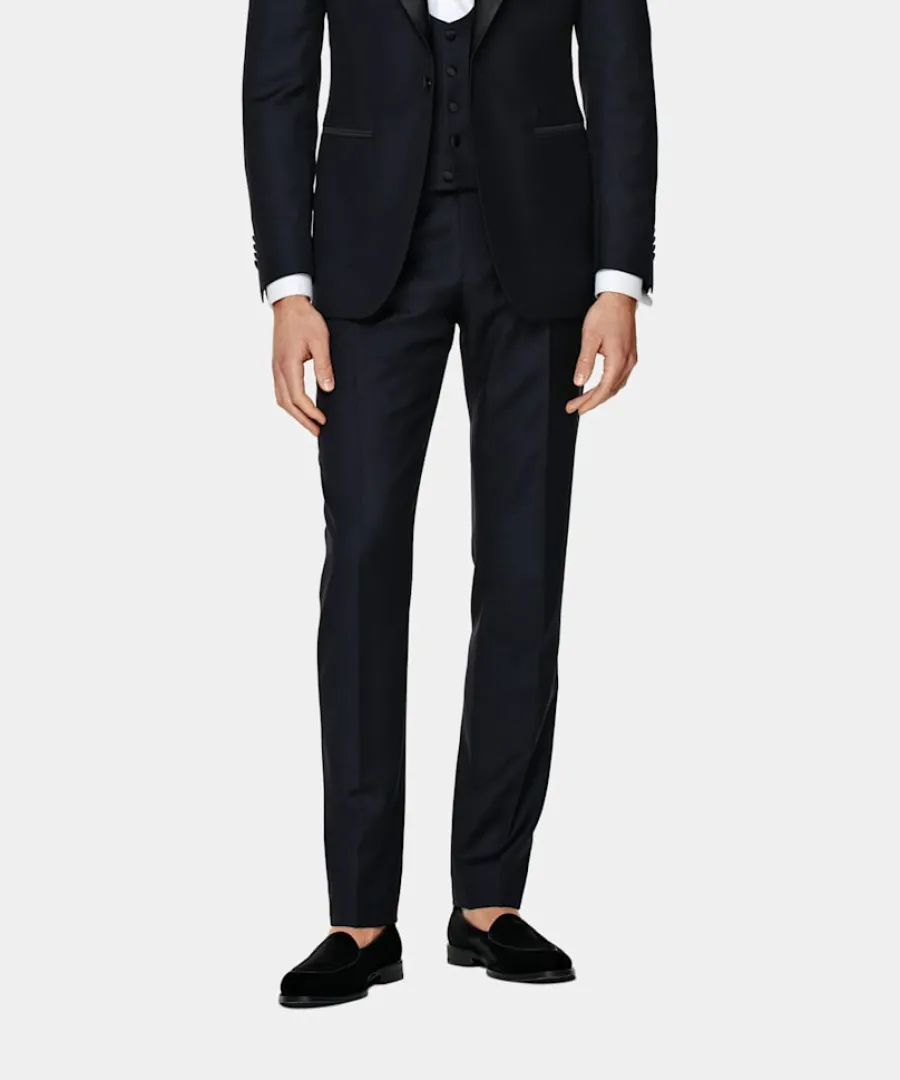 Fashion Smokinghose Slim Leg straight Smokinghosen | Hosen
