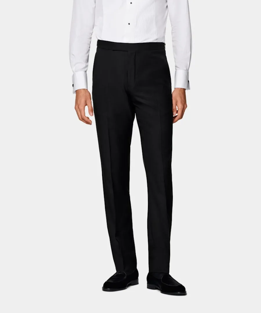 Best Sale Smokinghose schwarz Slim Leg straight Smokinghosen | Hosen