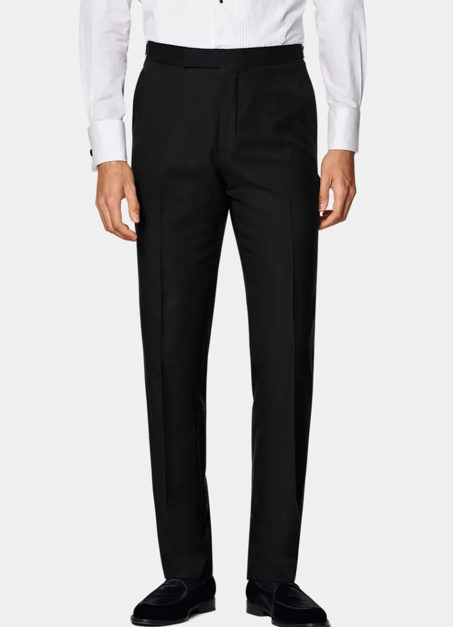 Best Sale Smokinghose schwarz Slim Leg straight Smokinghosen | Hosen