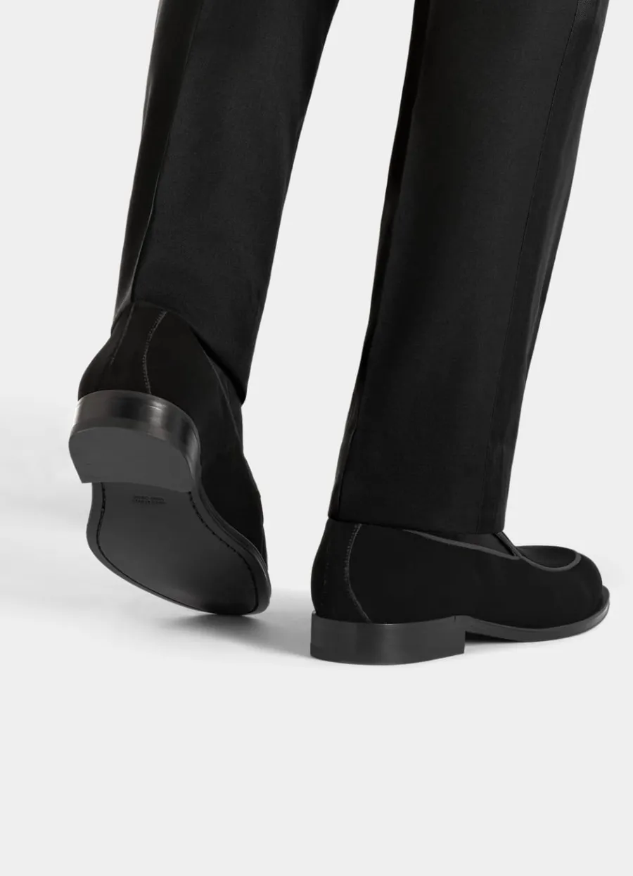 New Smoking-Slipper schwarz Smokingschuhe | Smokingschuhe
