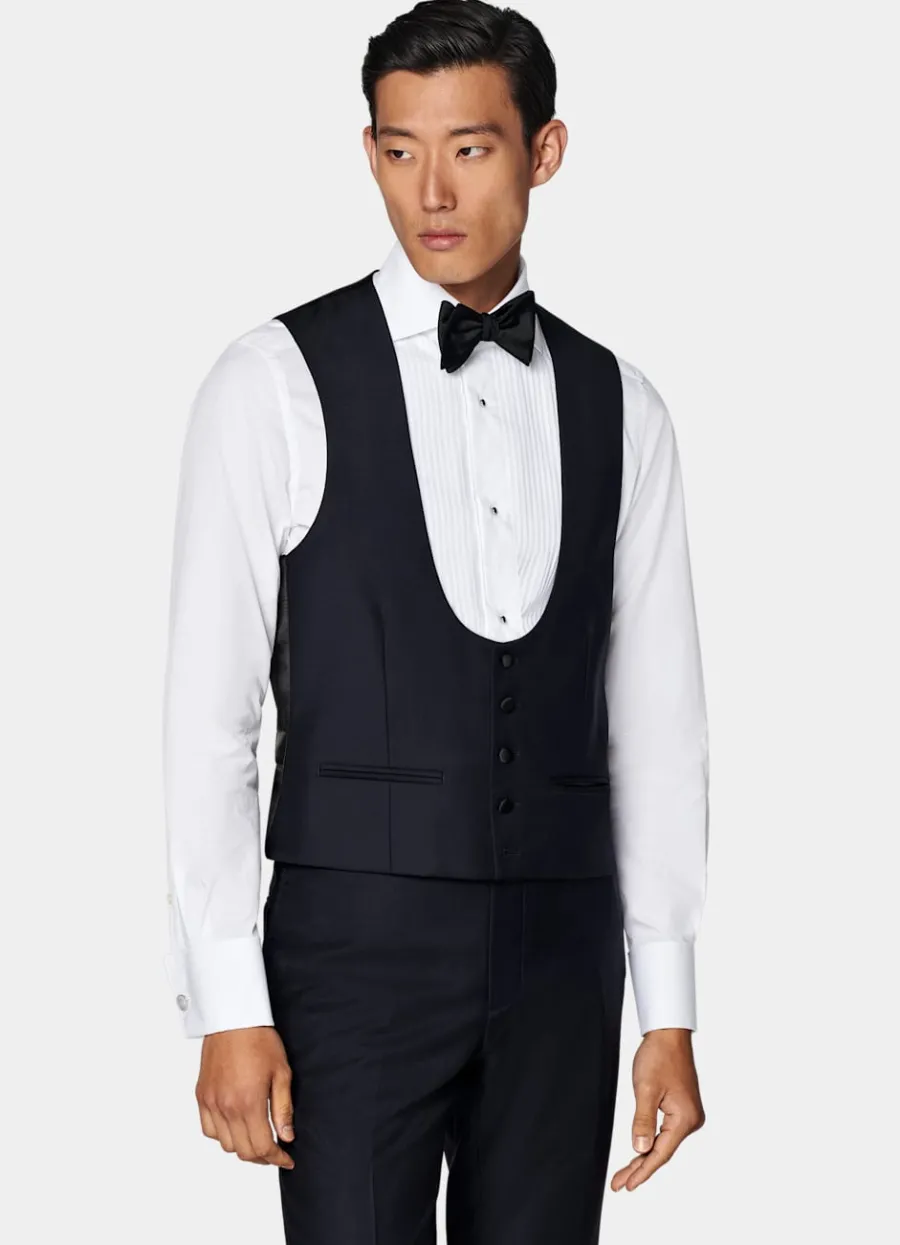Best Smokingweste navy Smokingwesten | Anzugwesten