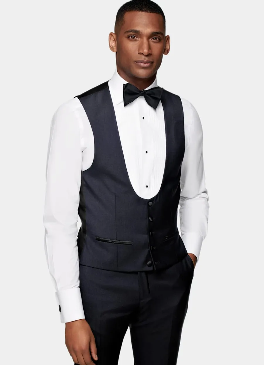 Hot Smokingweste navy Smokingwesten | Anzugwesten