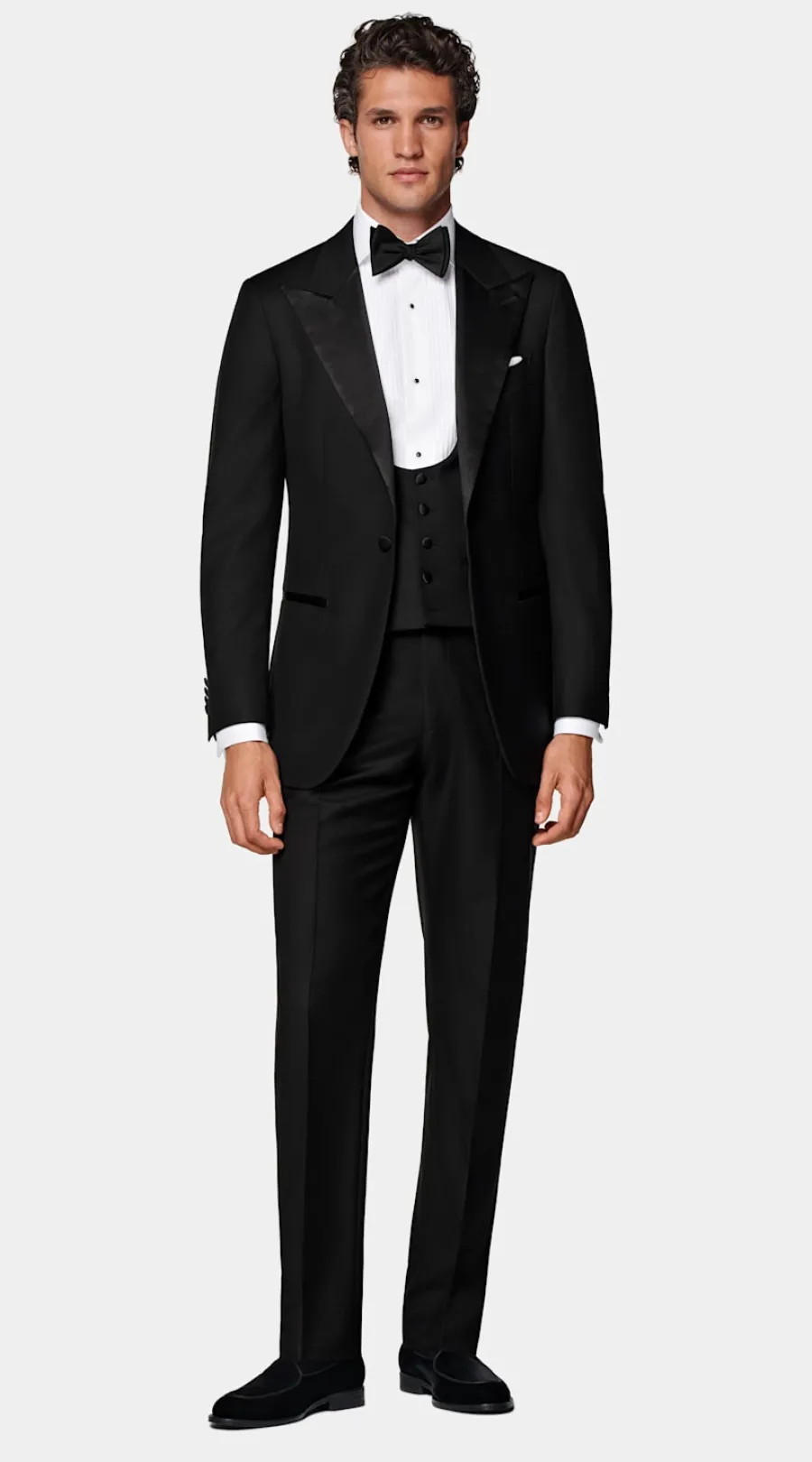 Fashion Smokingweste schwarz Smokingwesten | Anzugwesten