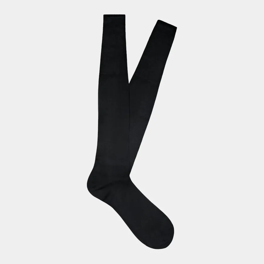 Store Socken schwarz kniehoch Socken