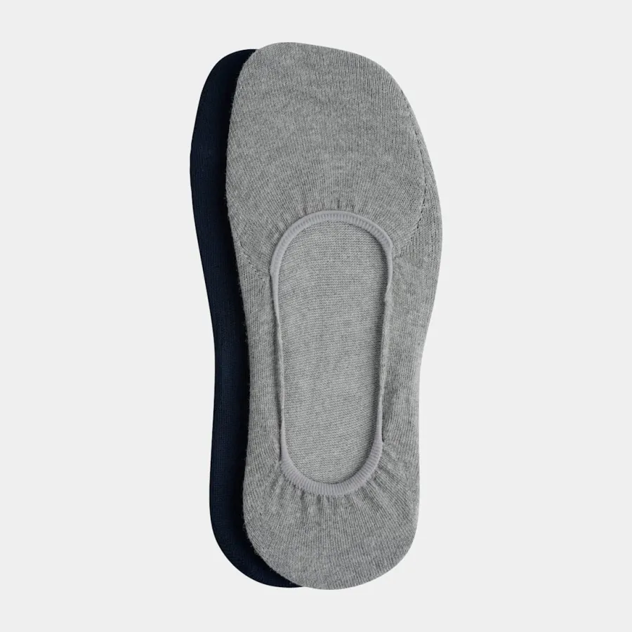Cheap Socken/Füßlinge blau und grau 4er-Pack Socken