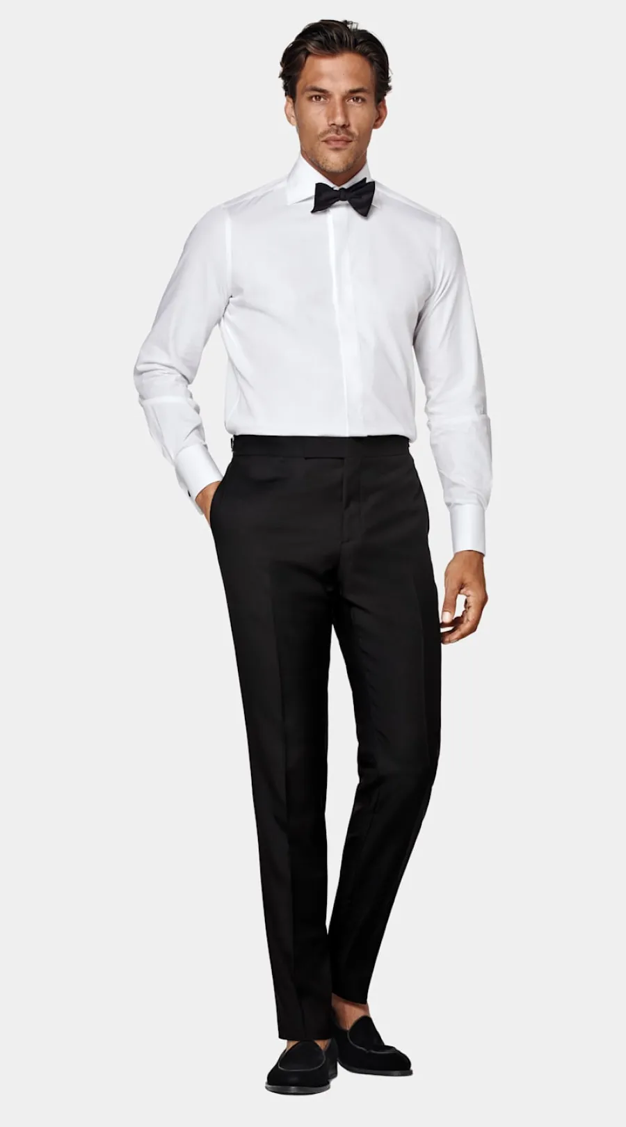 Store Twill Smokinghemd weiss Tailored Fit Smokinghemden | Smokinghemden